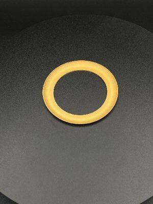 パーソナライズド 黄色い革ボウル 図形 形成